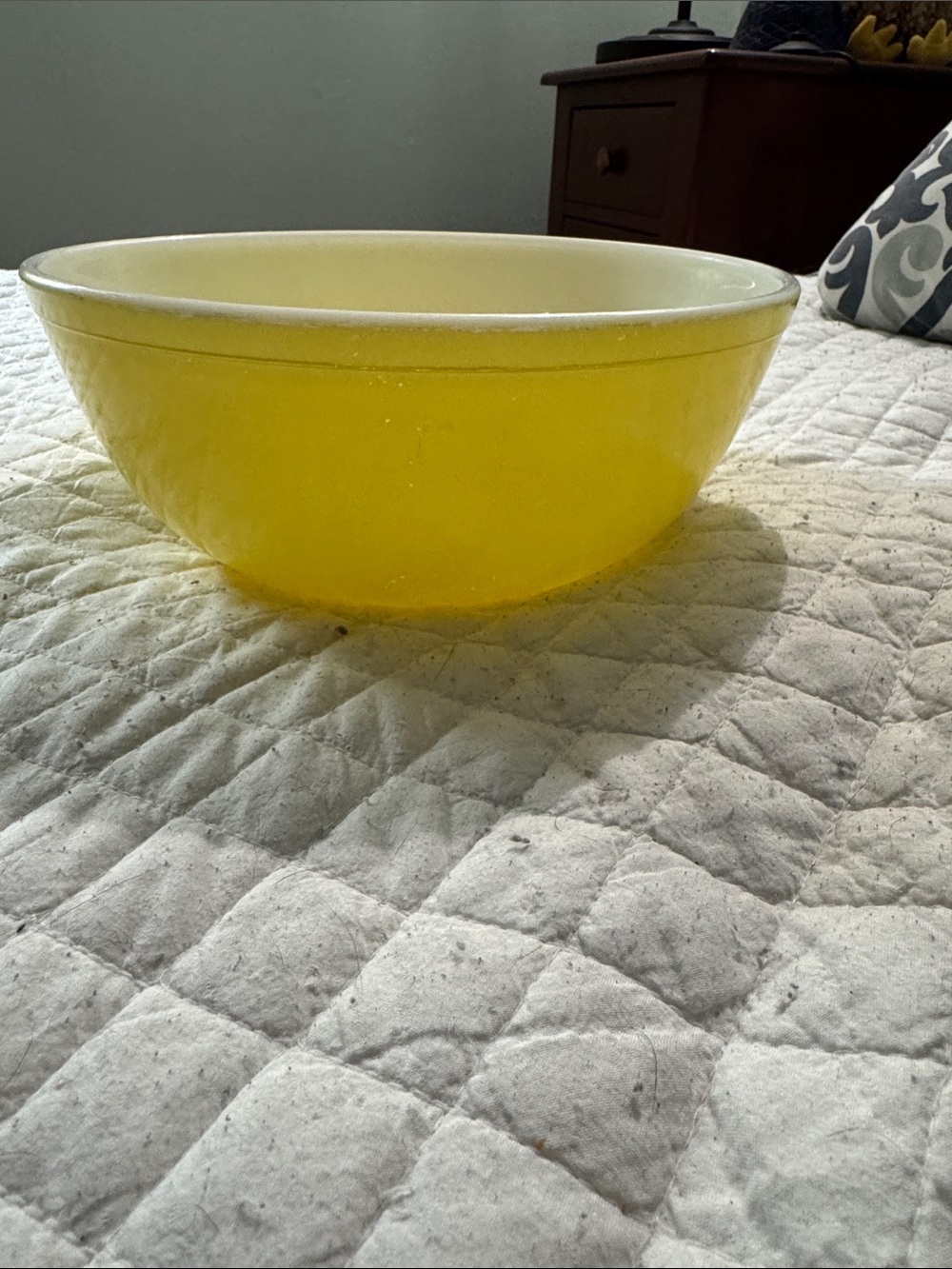 Pyrex Yellow Mixing Bowl